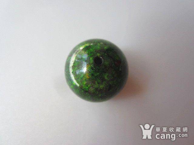 晚清 造办处 满脑虬角 开片漂亮 珠 16mm图3