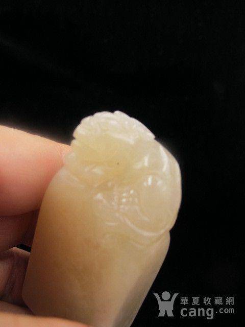 开门寿山老矿鱼脑冻印章图2