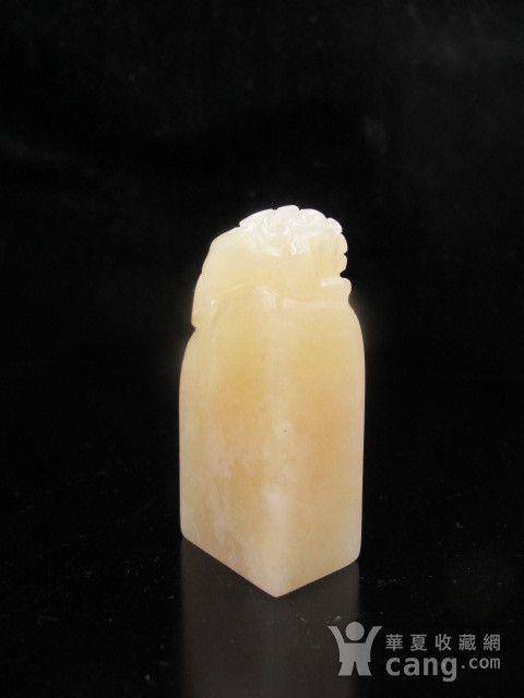 开门寿山老矿鱼脑冻印章图3