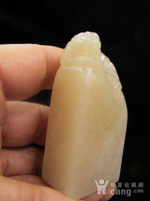 开门寿山老矿鱼脑冻印章图5