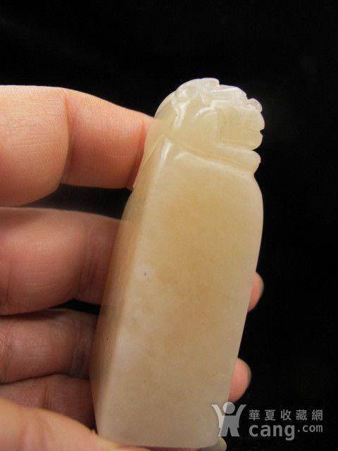 开门寿山老矿鱼脑冻印章图7