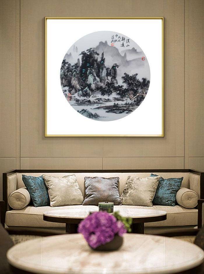 著名山水画家 陈武 小品山水图5