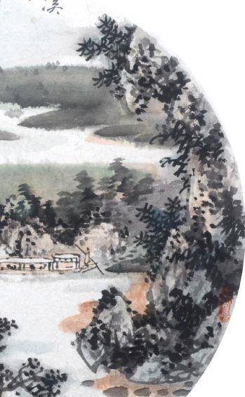 著名山水画家 陈武 小品山水溪山新雨后图3