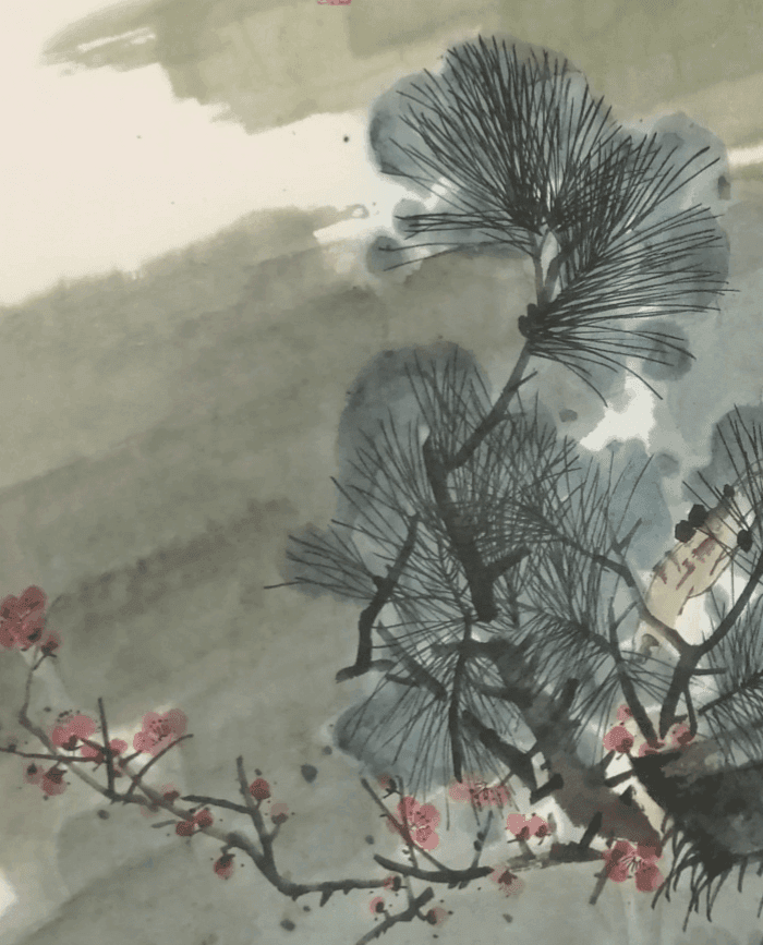 著名花鸟画家 马鸿达 四尺整张苍鹰图4