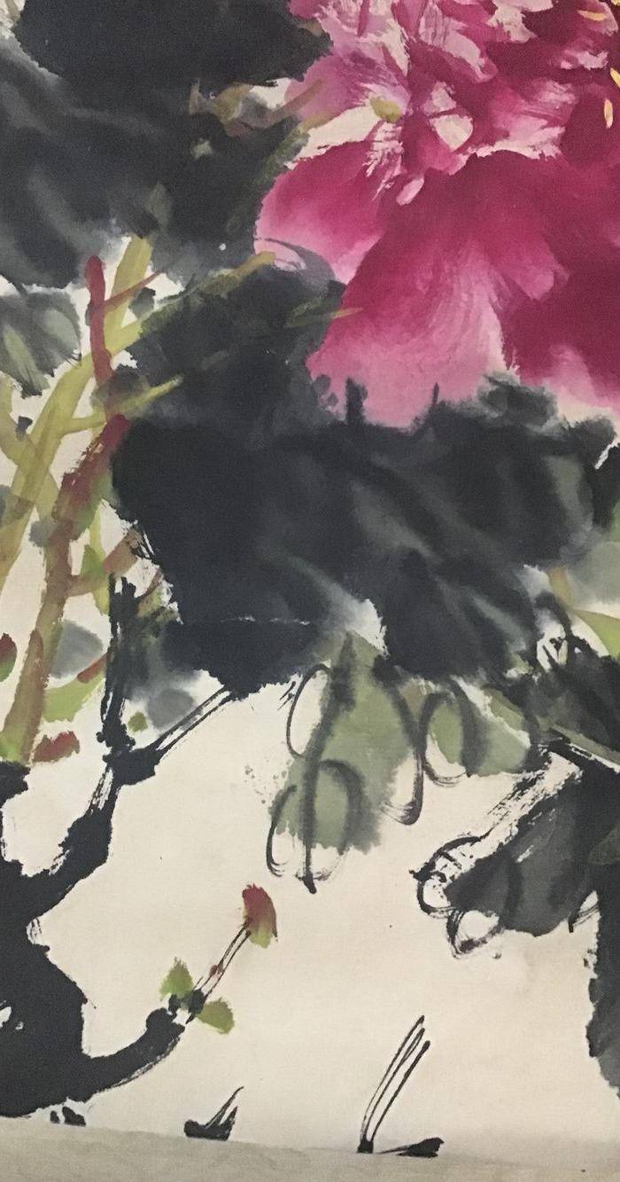 回流民国画家萧朗花卉作品图3