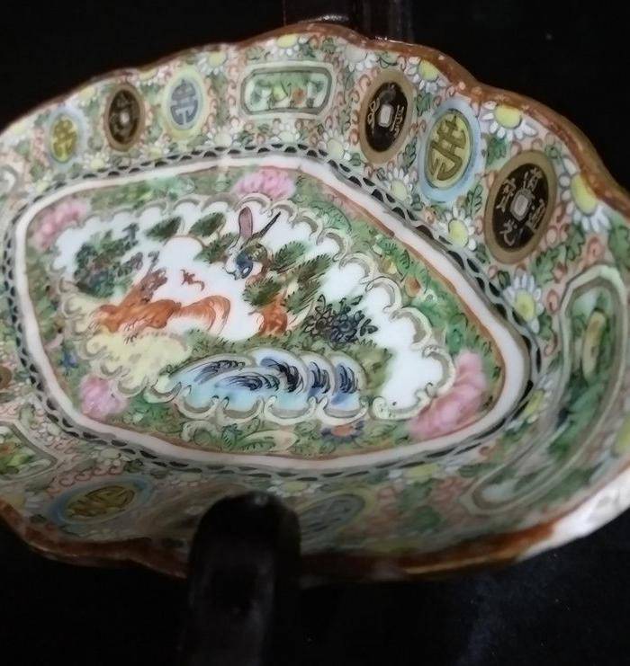 英国回流之豆青盘图8