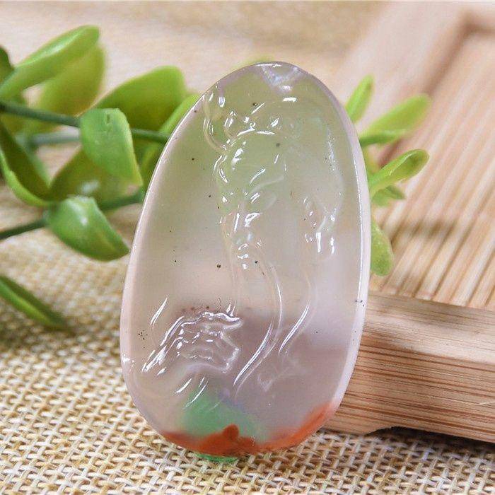 南红玛瑙 冰飘荔枝冻 武财神 关公 忠义千秋图3
