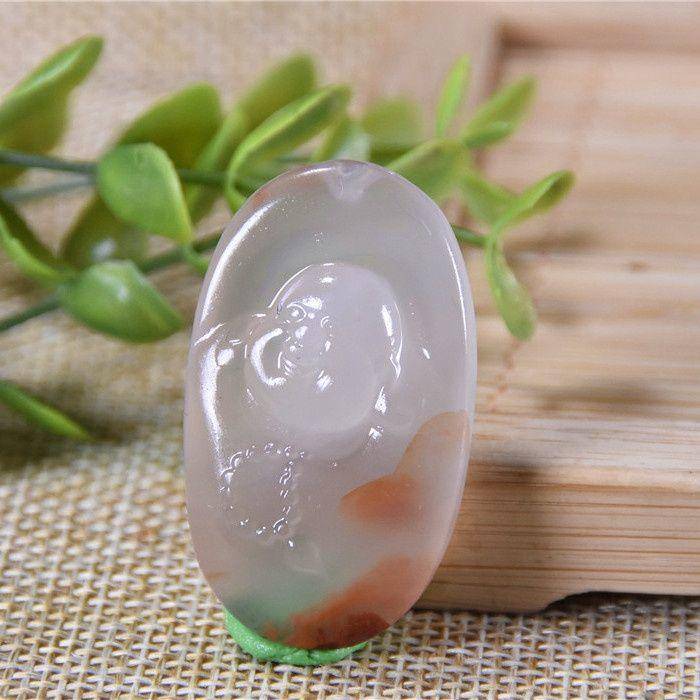 南红玛瑙 荔枝冻 冰美 俏色 朱砂图2