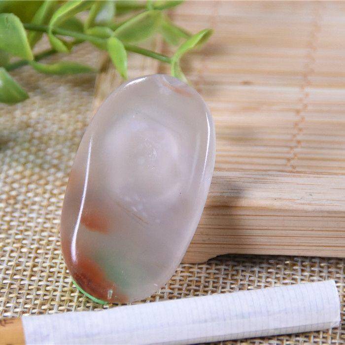 南红玛瑙 荔枝冻 冰美 俏色 朱砂图4