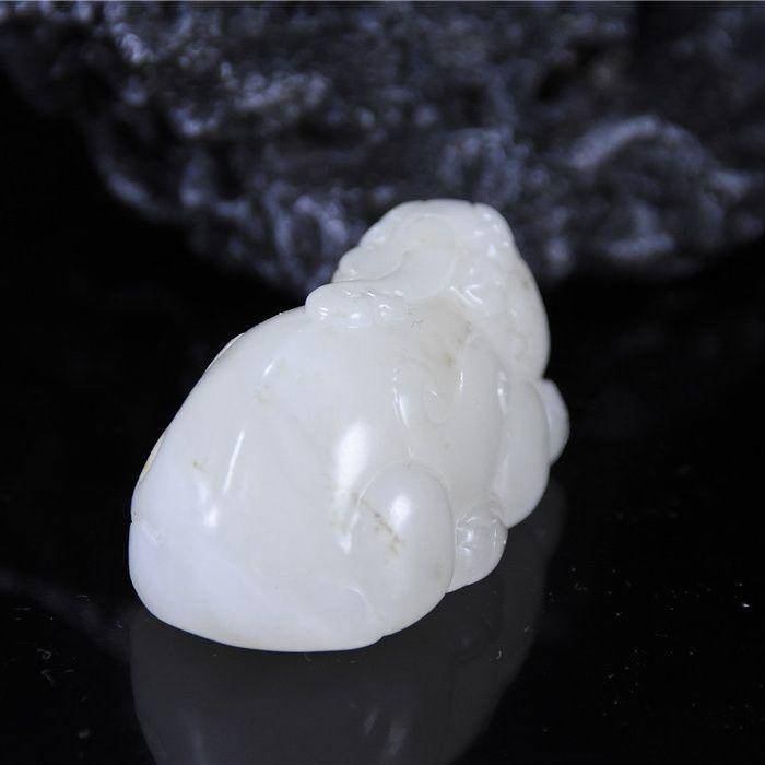 和田玉 籽玉 招财貔貅 招财进宝图6