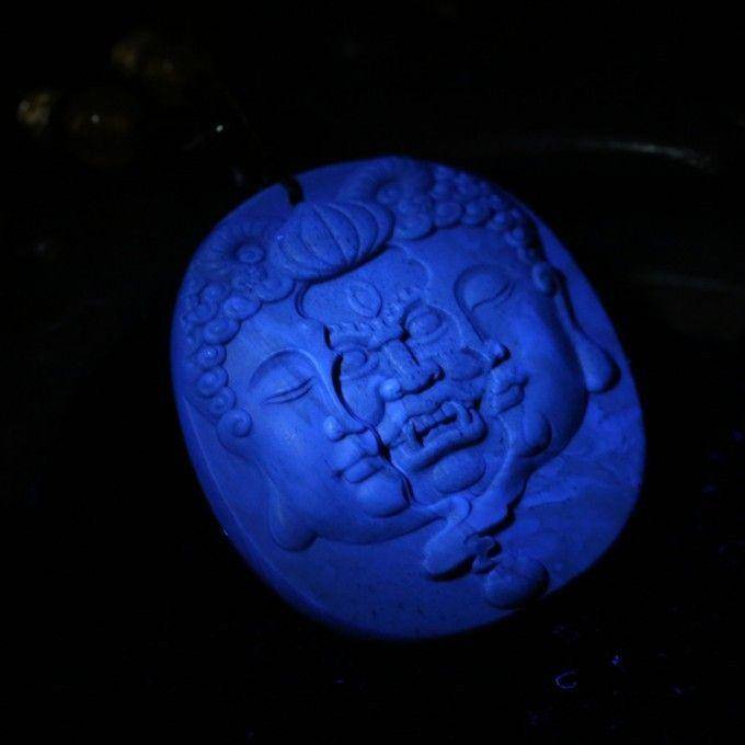 棕红缅甸琥珀佛魔一念吊坠 27KN18图10
