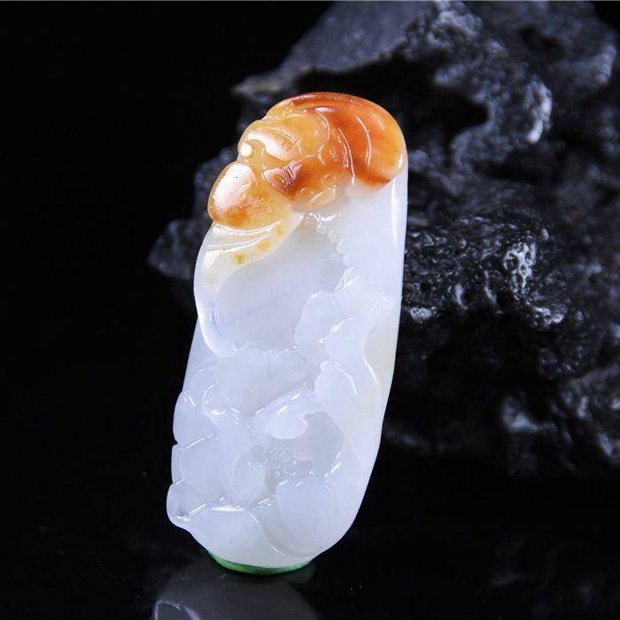 和田玉 籽玉 富贵花开 倾国倾城图3