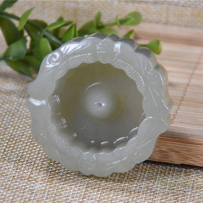 和田玉 如意连连香插 福寿安康图3