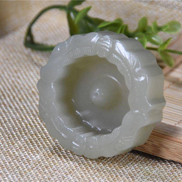 和田玉 如意连连香插 福寿安康图5