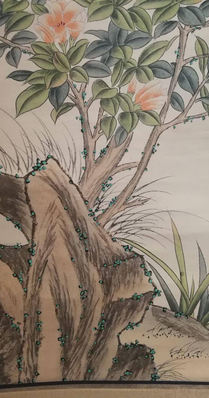 装裱画沈铨花鸟图6