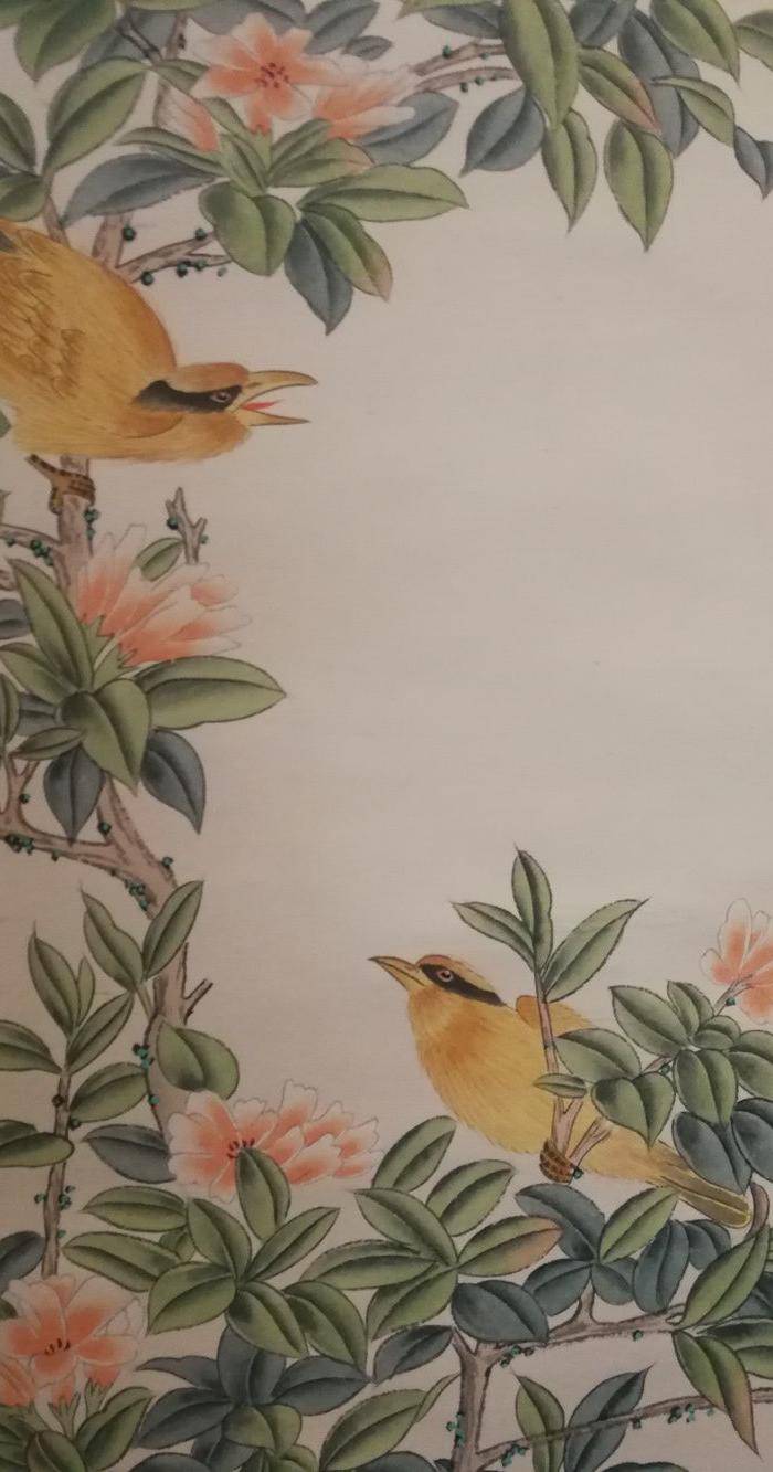 装裱画沈铨花鸟图8