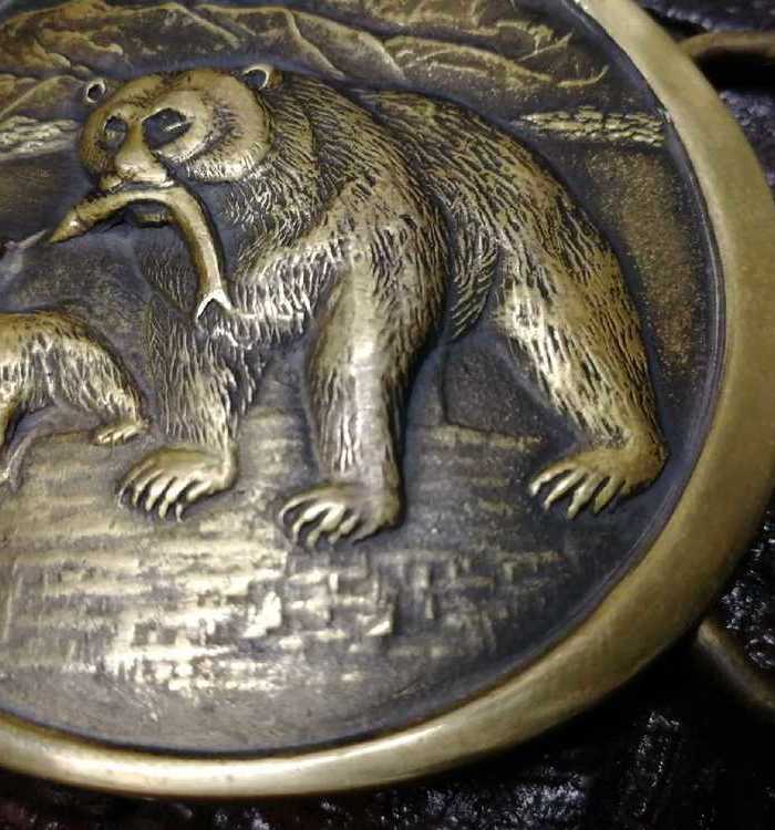 美国回流的一个精铜皮带扣图6
