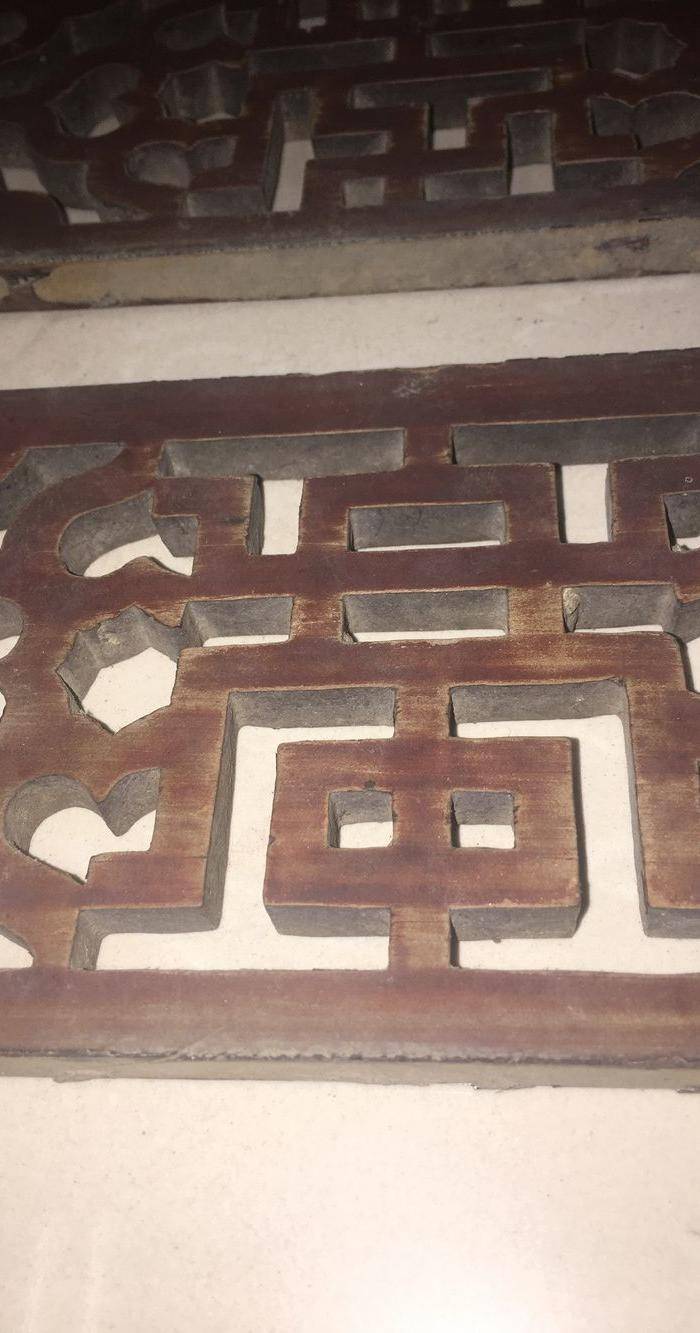 银杏木漏空雕 福禄寿禧 图4