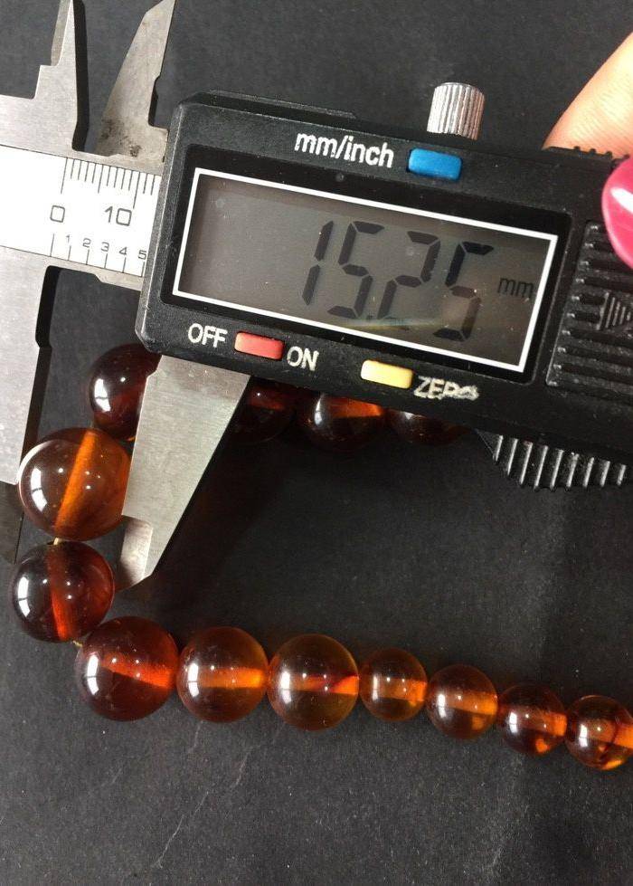 8010欧洲回流黄水晶项链图9