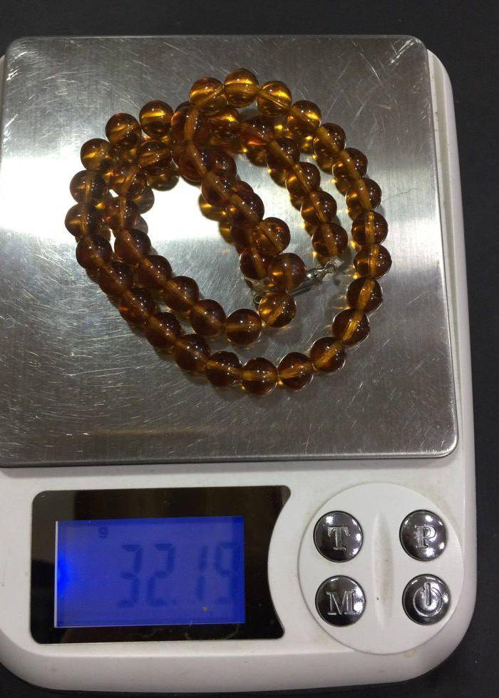 8022欧洲回流黄水晶项链可改成手串图7