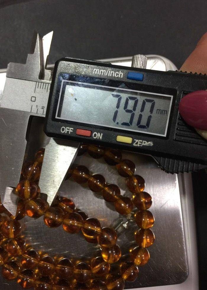 8022欧洲回流黄水晶项链可改成手串图8