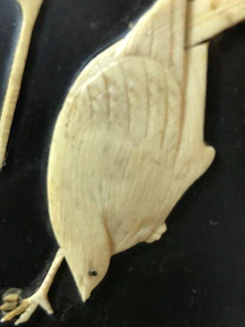 7479 清 嵌宝花鸟漆板图6
