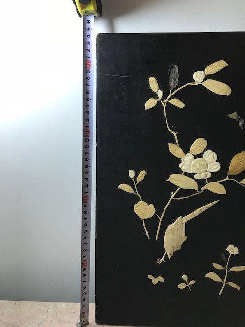 7479 清 嵌宝花鸟漆板图9