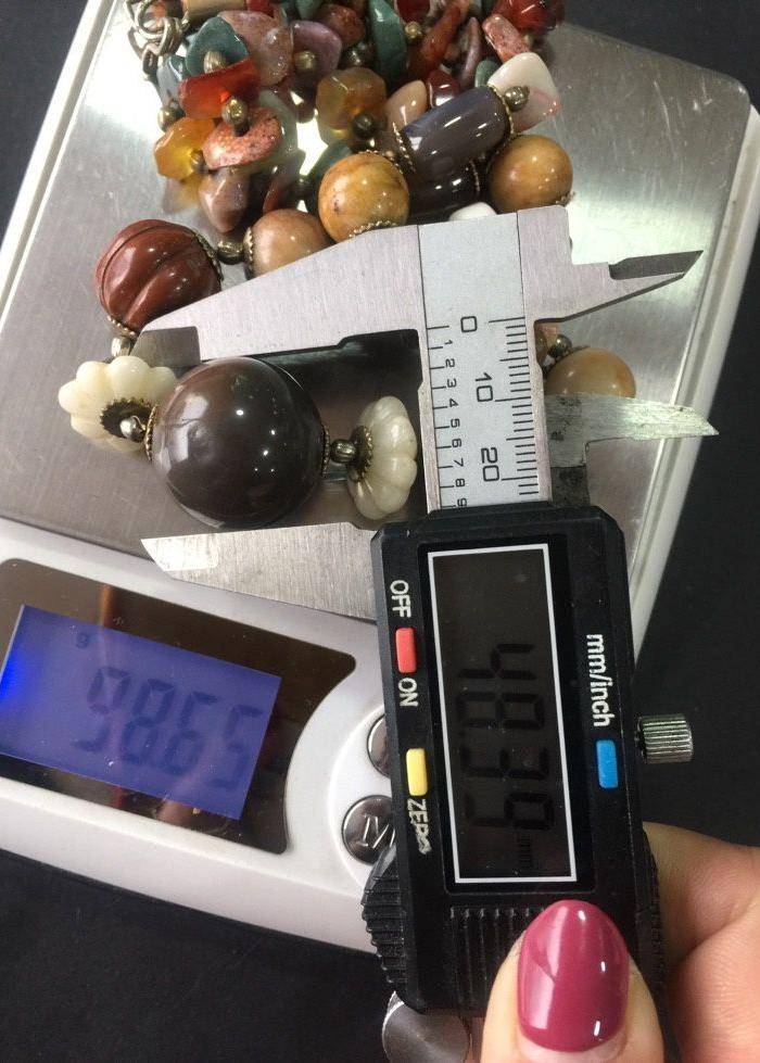 8031欧洲回流玛瑙多宝项链图10