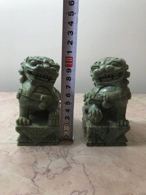 7514 天河石门狮一对图10