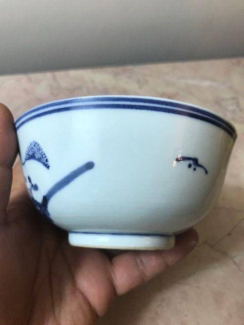 7519 民国青花福禄寿碗图5