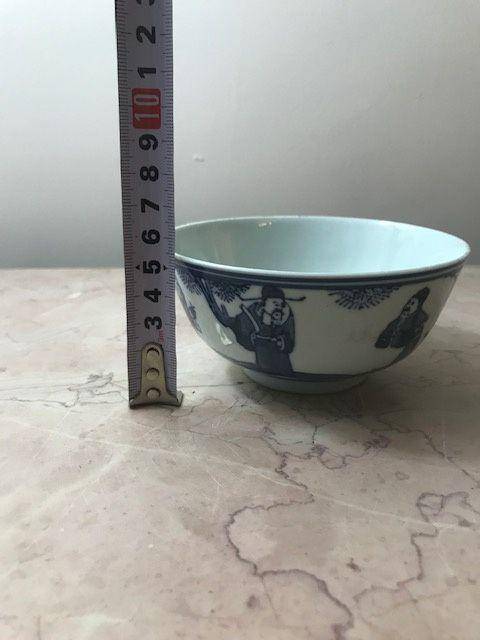 7519 民国青花福禄寿碗图7