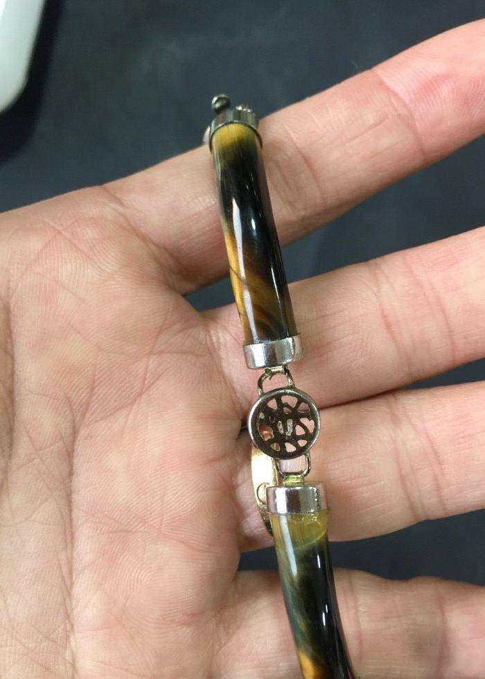 8076欧洲回流虎睛石手链图3