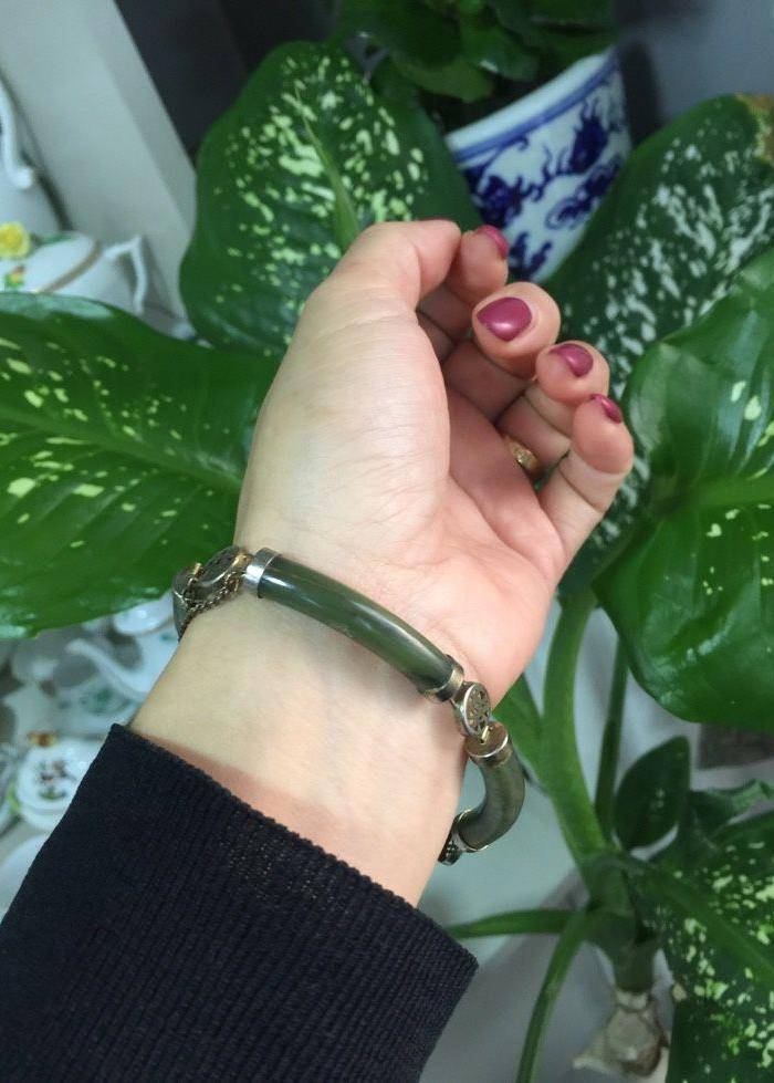 8077欧洲回流碧玉手链图10