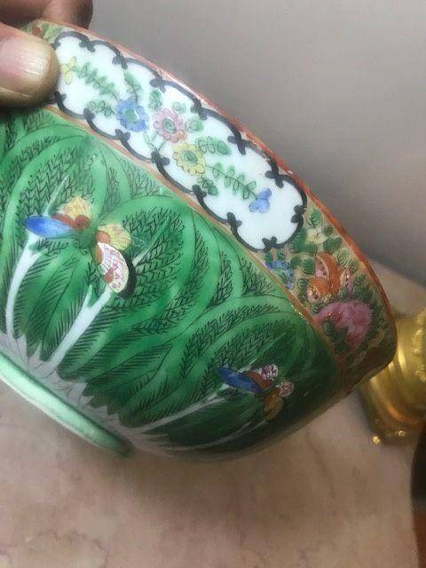 7470 民国 粉彩百财大碗图9