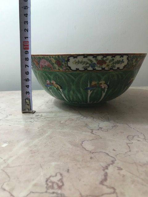 7470 民国 粉彩百财大碗图11