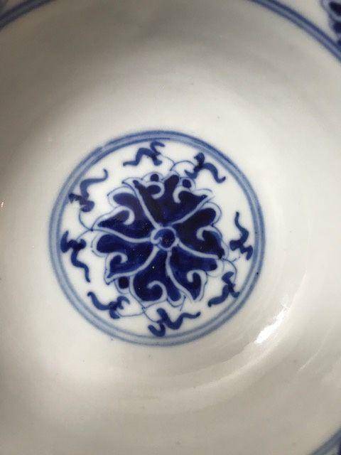7469 民国 青花宝象花纹碗图5