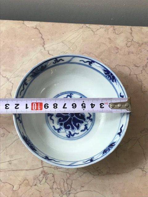 7469 民国 青花宝象花纹碗图11