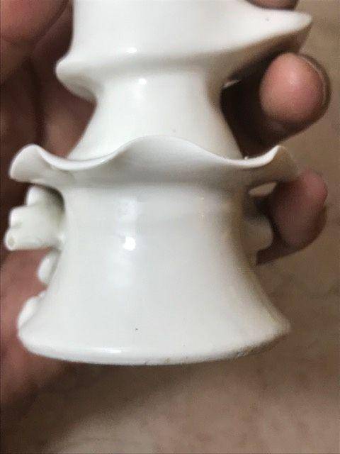 7465 欧洲回流清晚青花兽耳人物盘口瓶图9