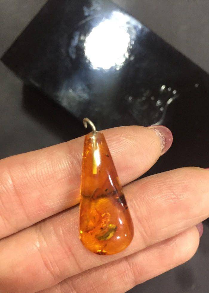 8087欧洲回流金珀爆花坠子图2