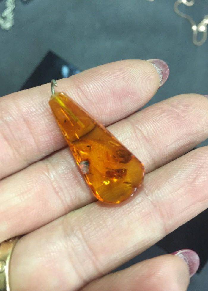 8087欧洲回流金珀爆花坠子图4