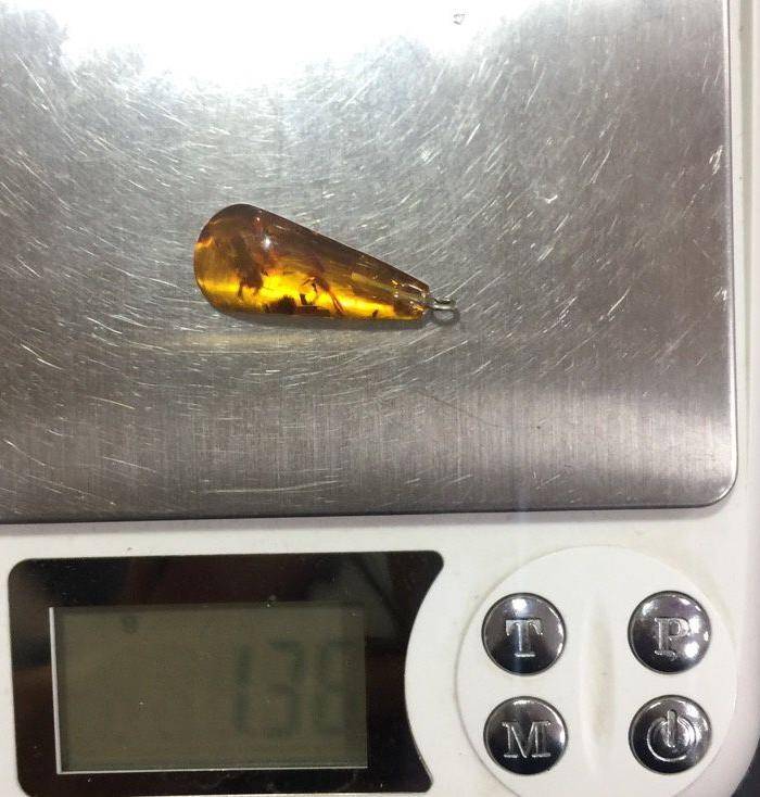8087欧洲回流金珀爆花坠子图10