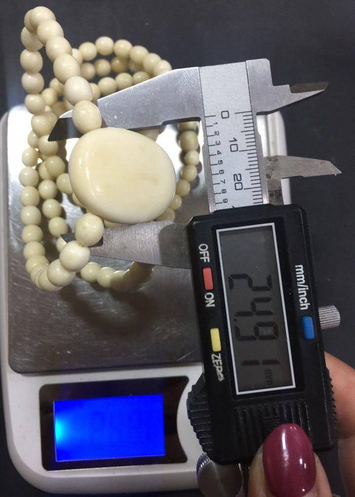 8089欧洲回流象骨双排项链图11