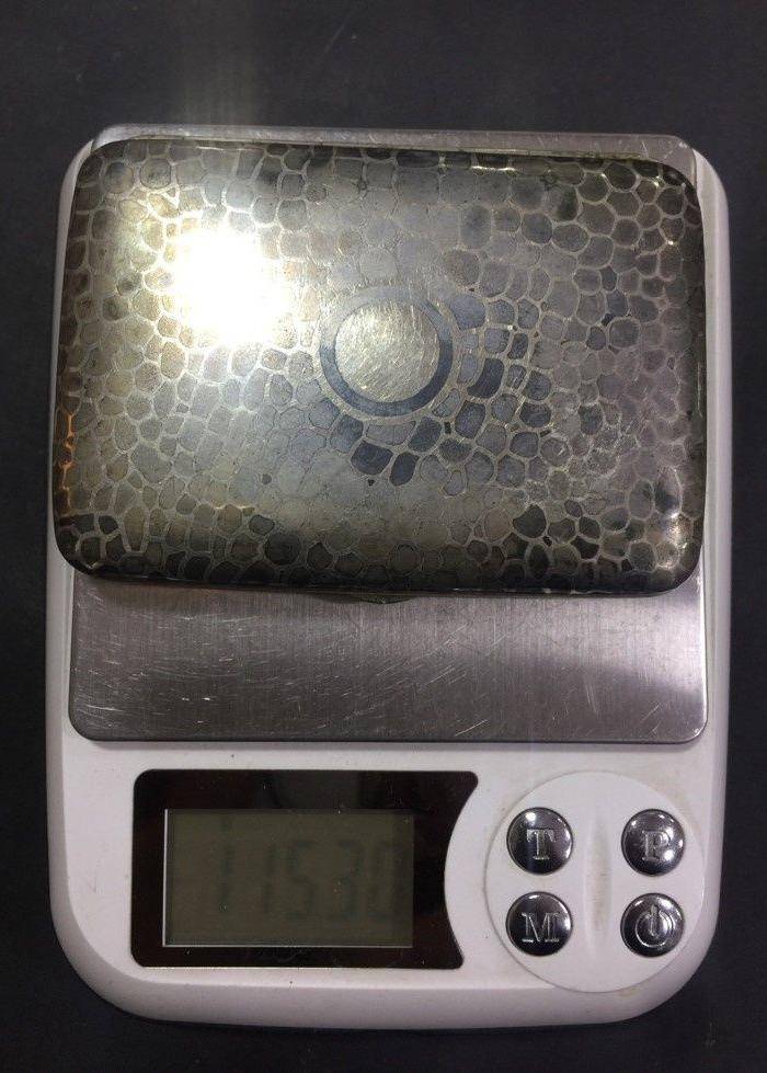 8092欧洲回流老合成银烟盒图10