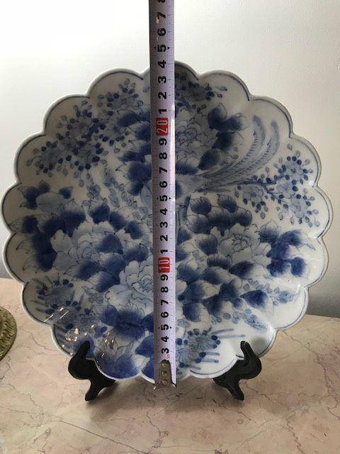 7523 民国青花牡丹对盘图10