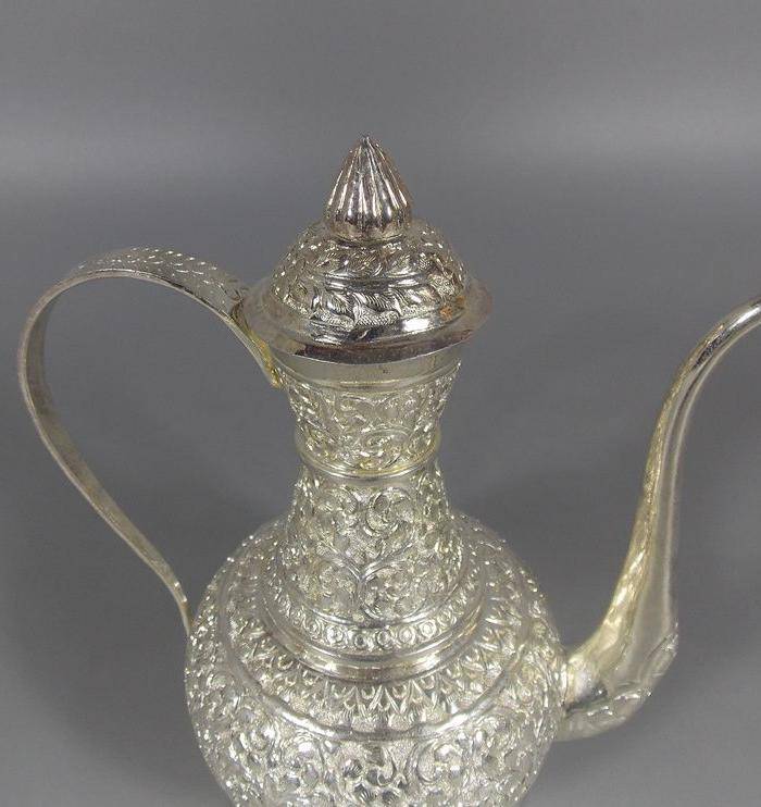 纯银满工茶壶图4