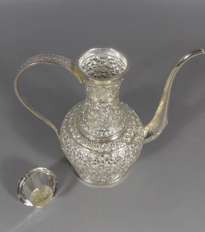纯银满工茶壶图5