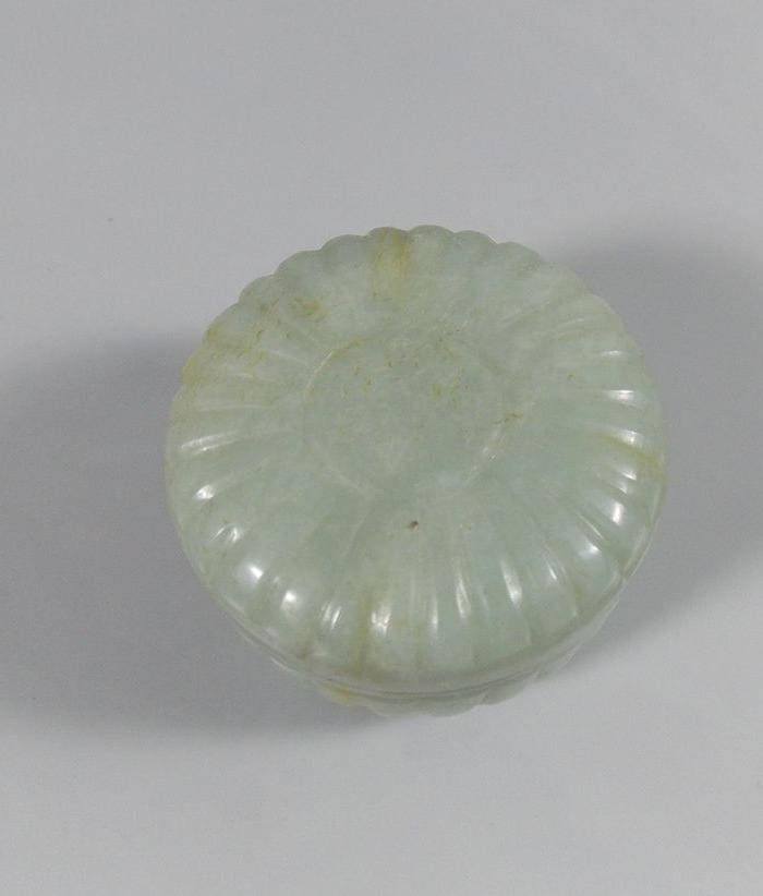 清和田玉瓜棱墨盒图3