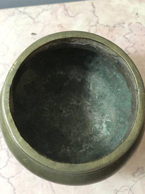 7535 民国三足铜香薰图11