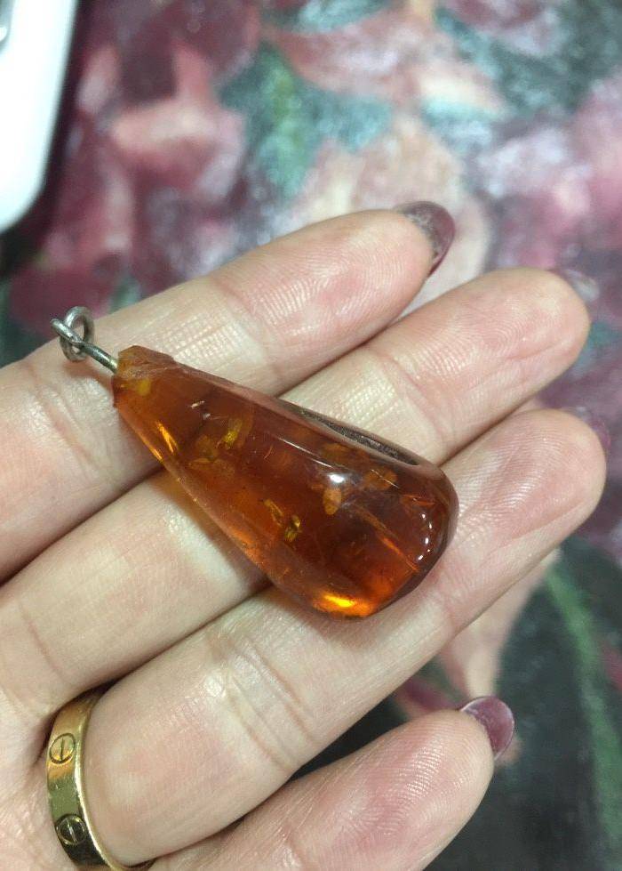 8108欧洲回流琥珀坠子图3