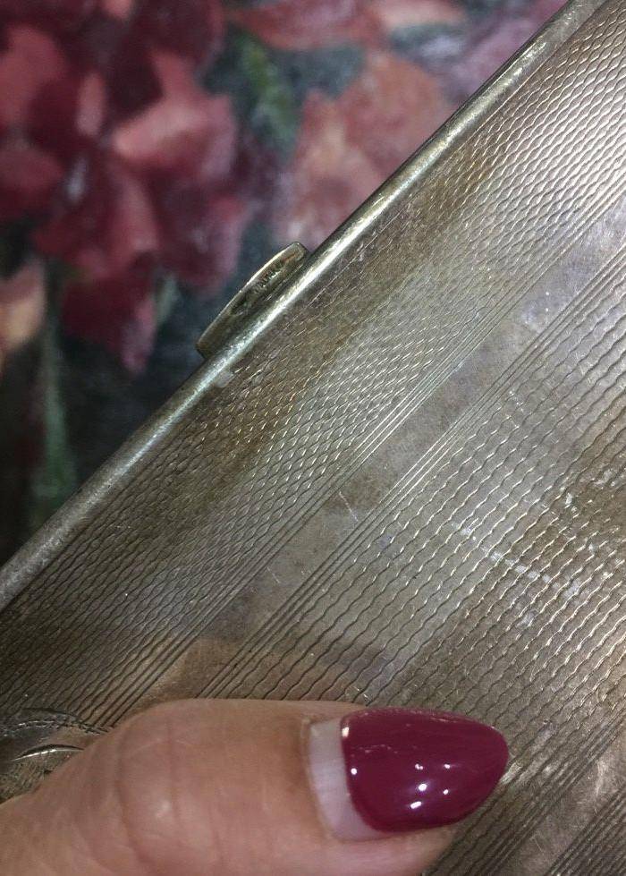 8110欧洲回流老合成银烟盒图5